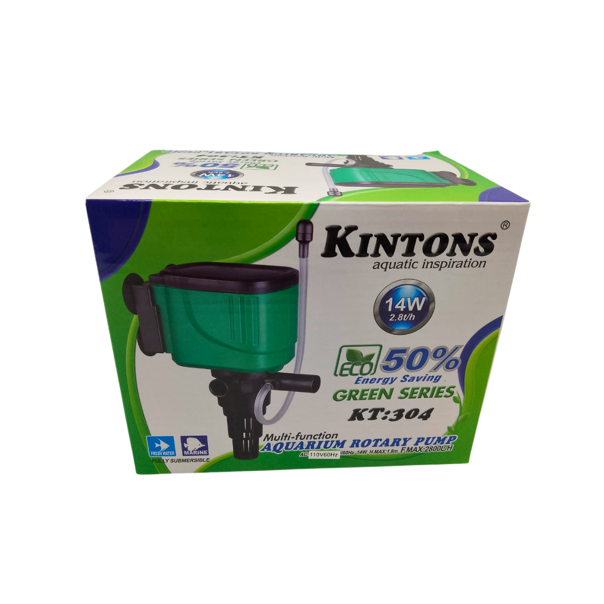 KINTONS BOMBA SUBMERSA KT-304 2800LH 14W 220V