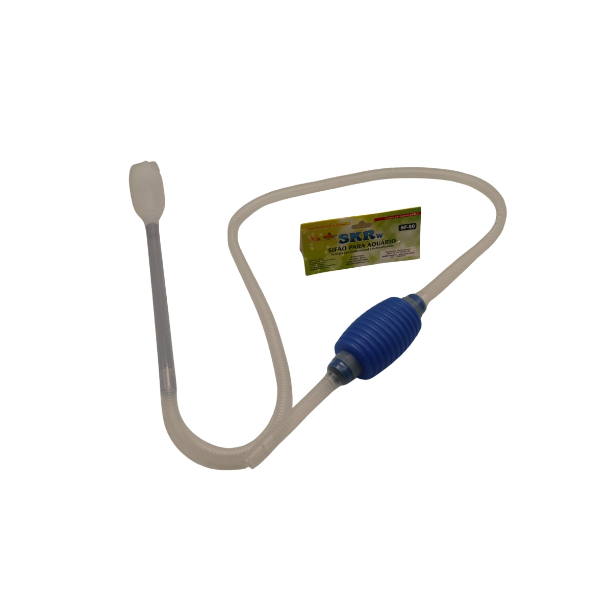 SIFAO PARA LIMPEZA DE AQUARIO C/ VALVULA MANUAL - SF-50 SKRw
