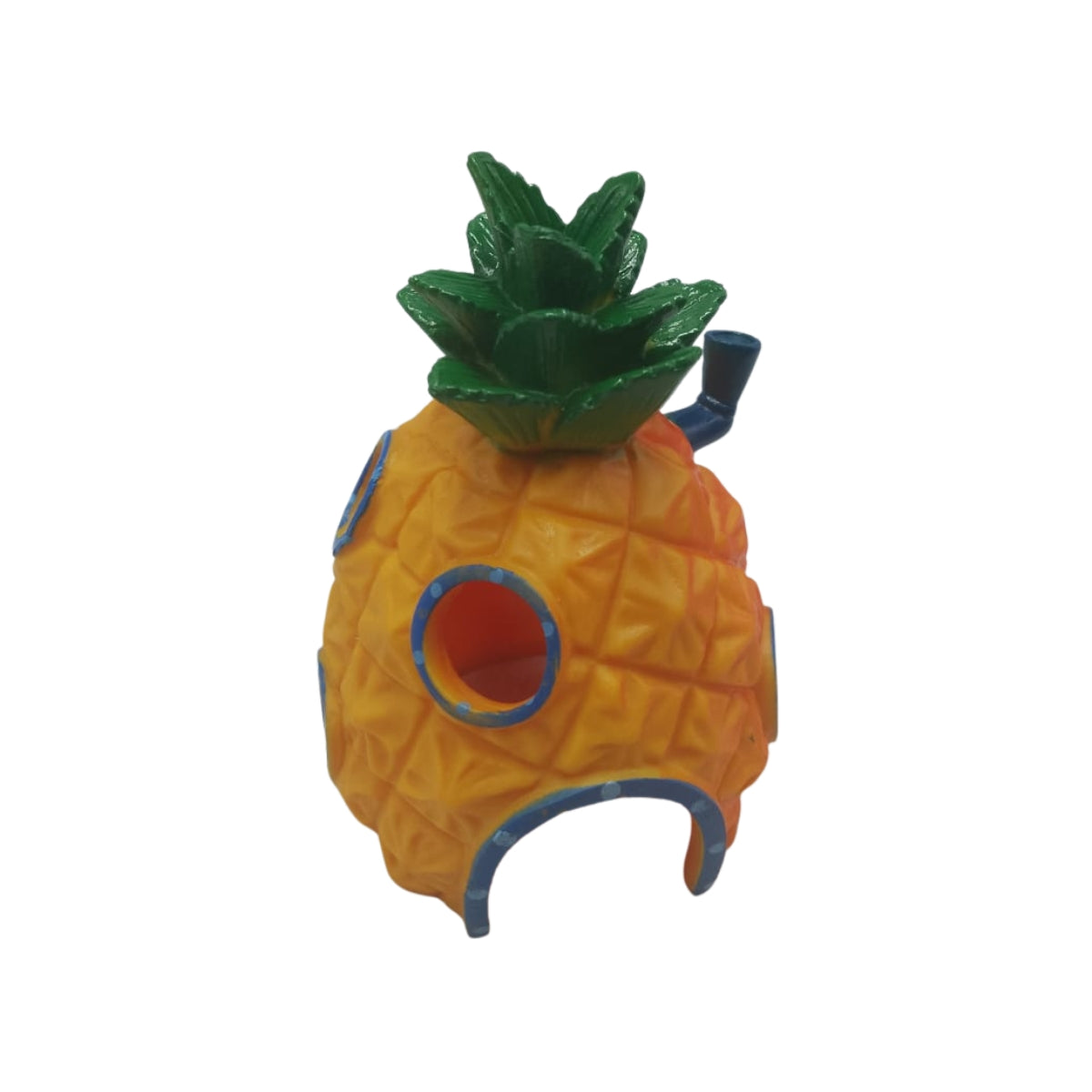 ENFEITE RESINA CASA ABACAXI 8x7x11CM SKRw