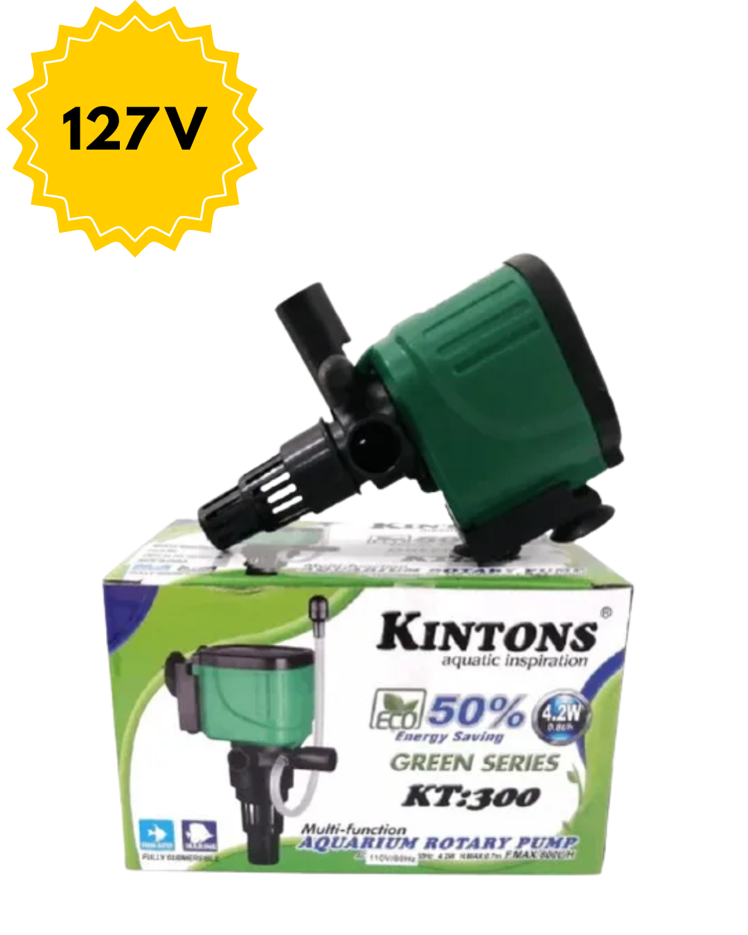 BOMBA SUBMERSA KINTONS KT-302 1.400LH 8W 110V