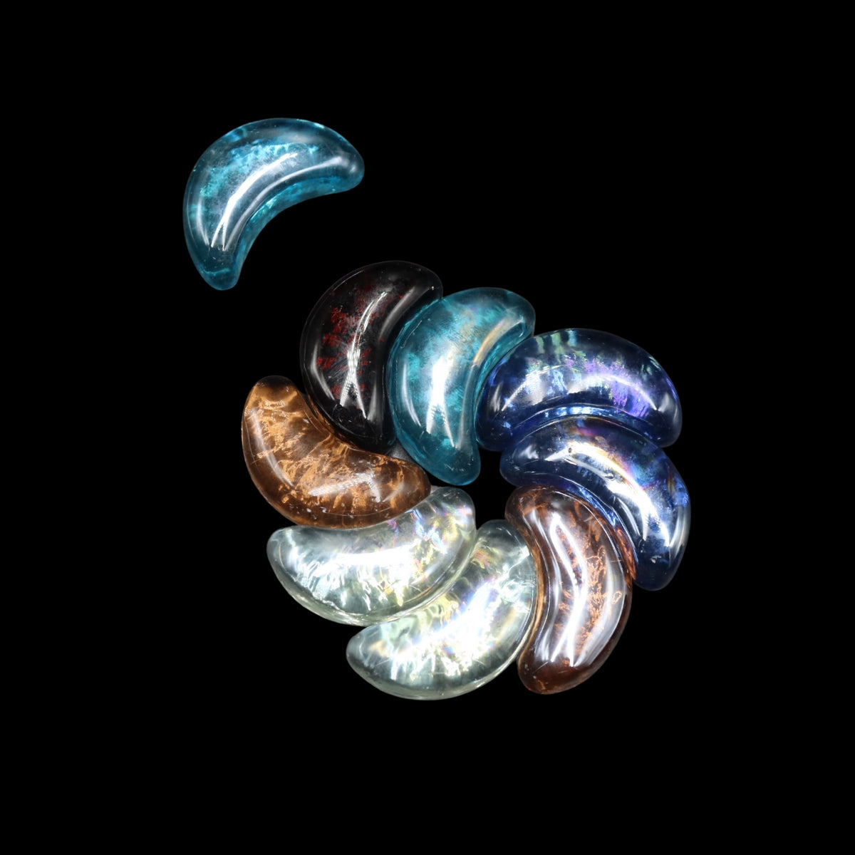 ENFEITE DE VIDRO LUA 200G SKRw