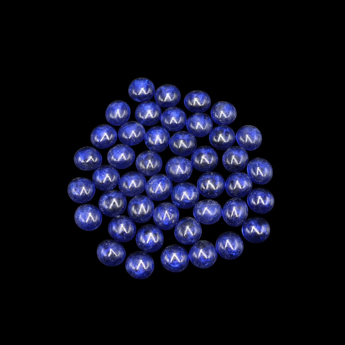 SKRw ENFEITE DE VIDRO BRILHANTE AZUL 200G