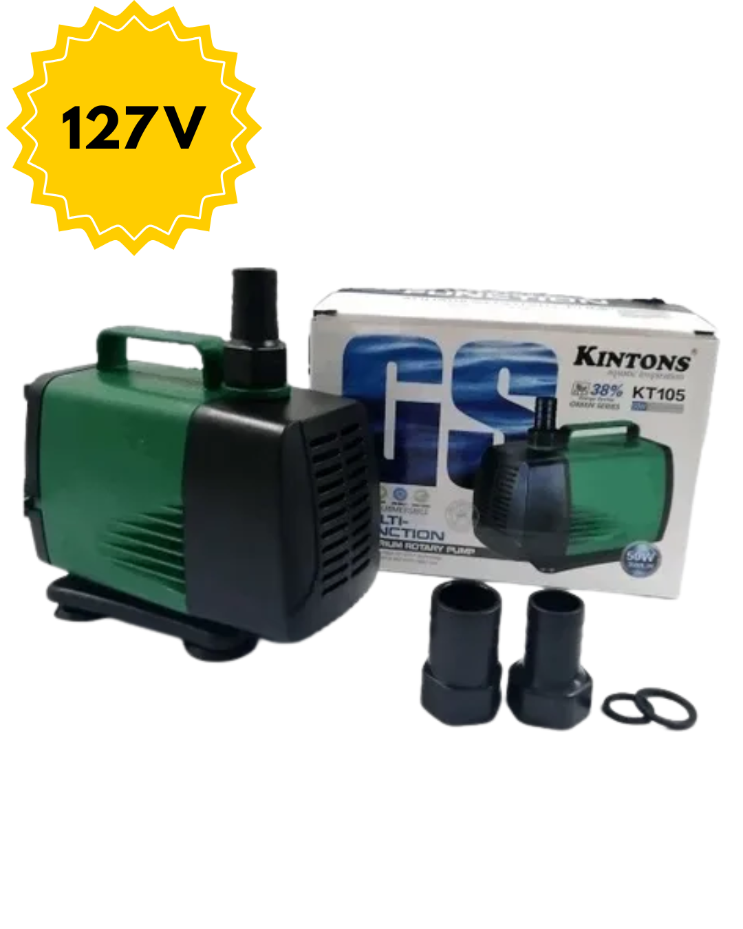KINTONS BOMBA SUBMERSA KT-105 3500LH 50W - ANFIBIA - 110V