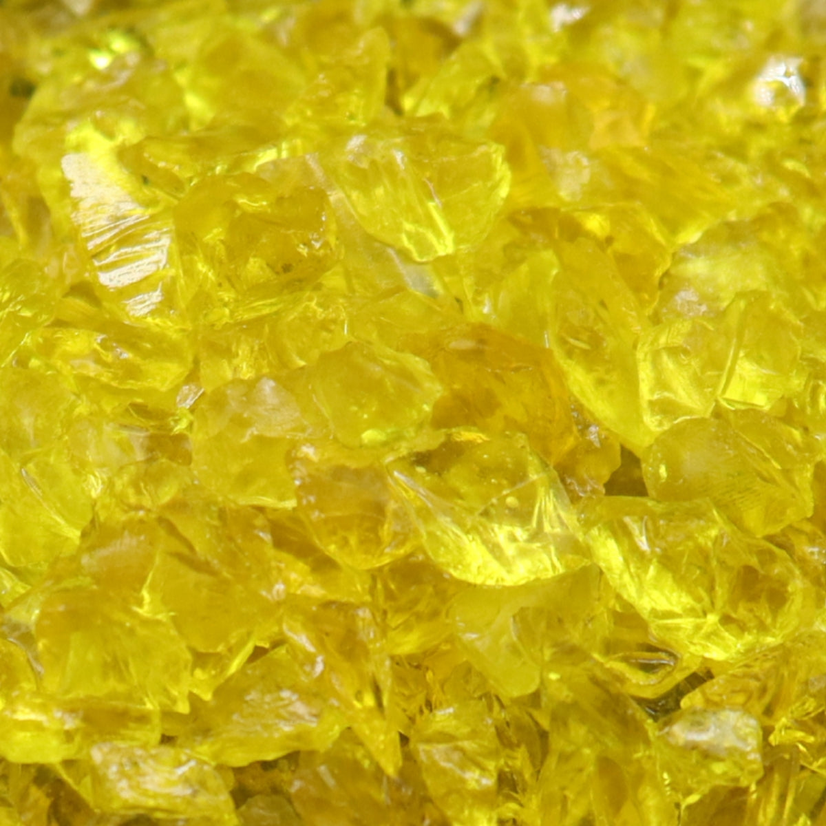 ENFEITE DE VIDRO AMARELO 200G SKRw