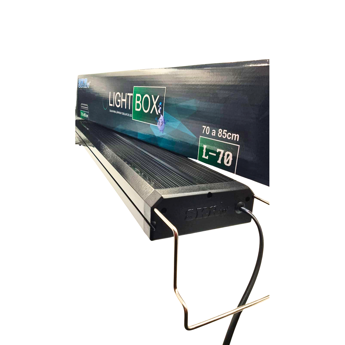 Luminária SKRw com 2 lampadas Azul 70-85cm