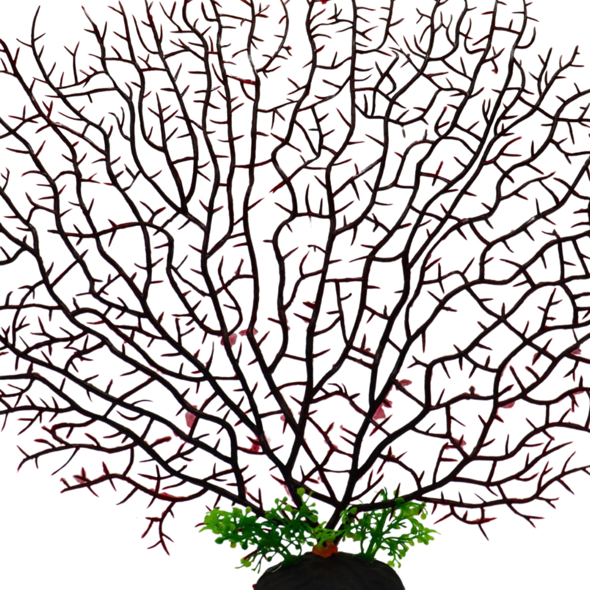 PLANTA ARTIFICIAL CORAL MARROM 30X25CM SKRw