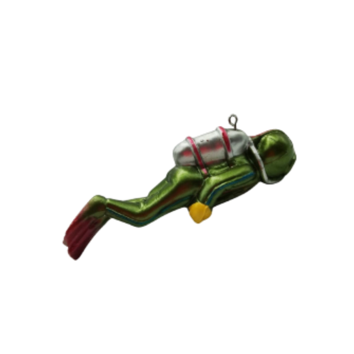 ENFEITE MERGULHADOR FLUTUANTE PROFISSIONAL VERDE SKRw