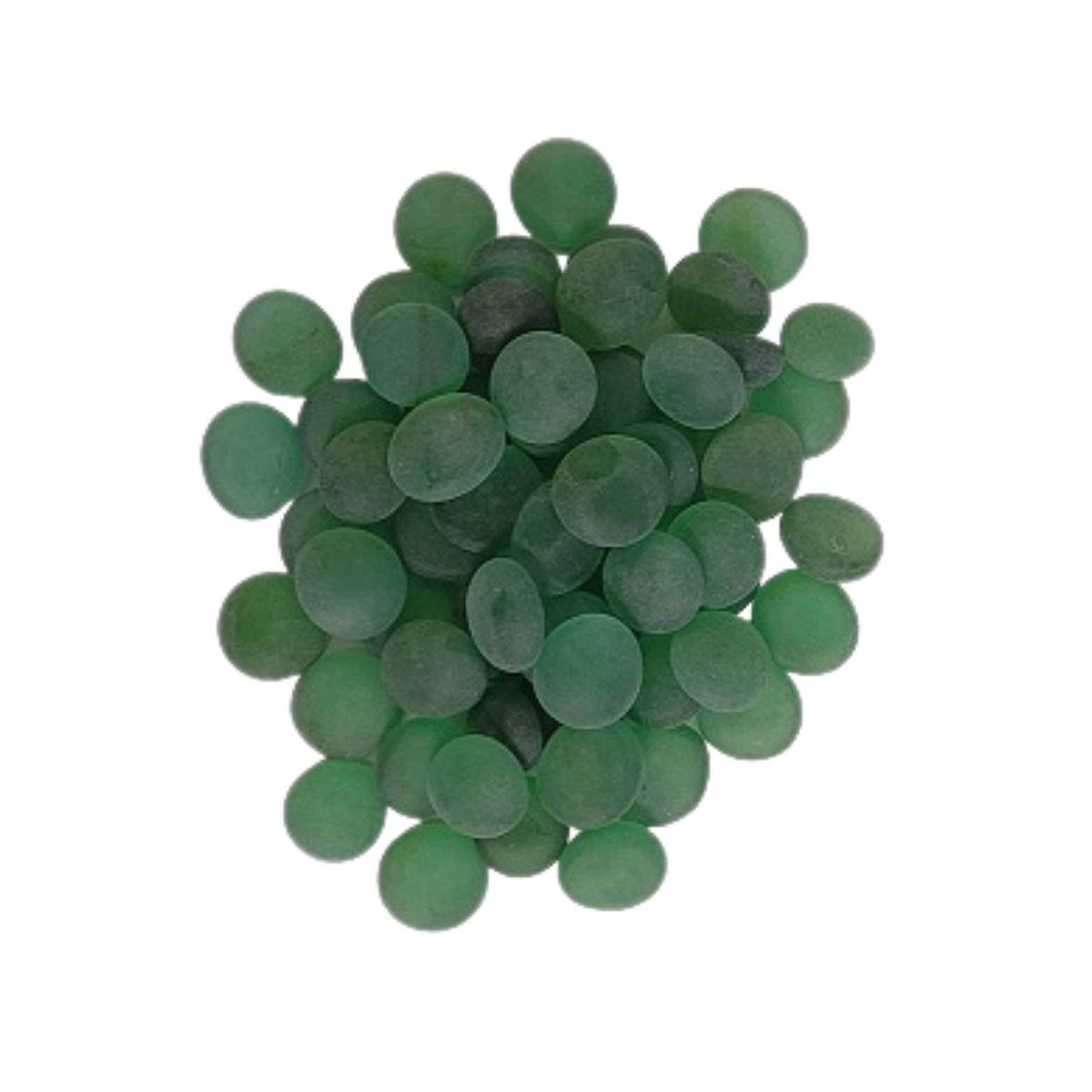 ENFEITE DE VIDRO FOSCO VERDE 200G SKRw