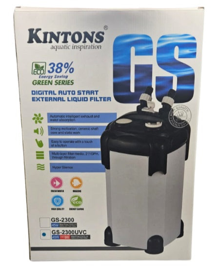 FILTRO EXTERNO CANISTER - KINTONS GS-2300 COM UVC 110V