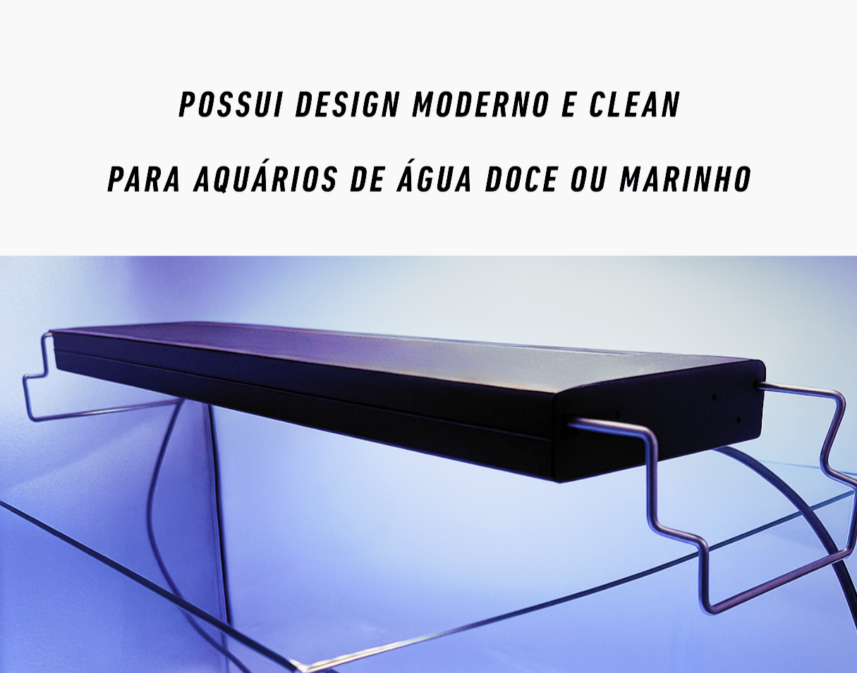 Luminária SKRw com 2 lampadas Azul 70-85cm