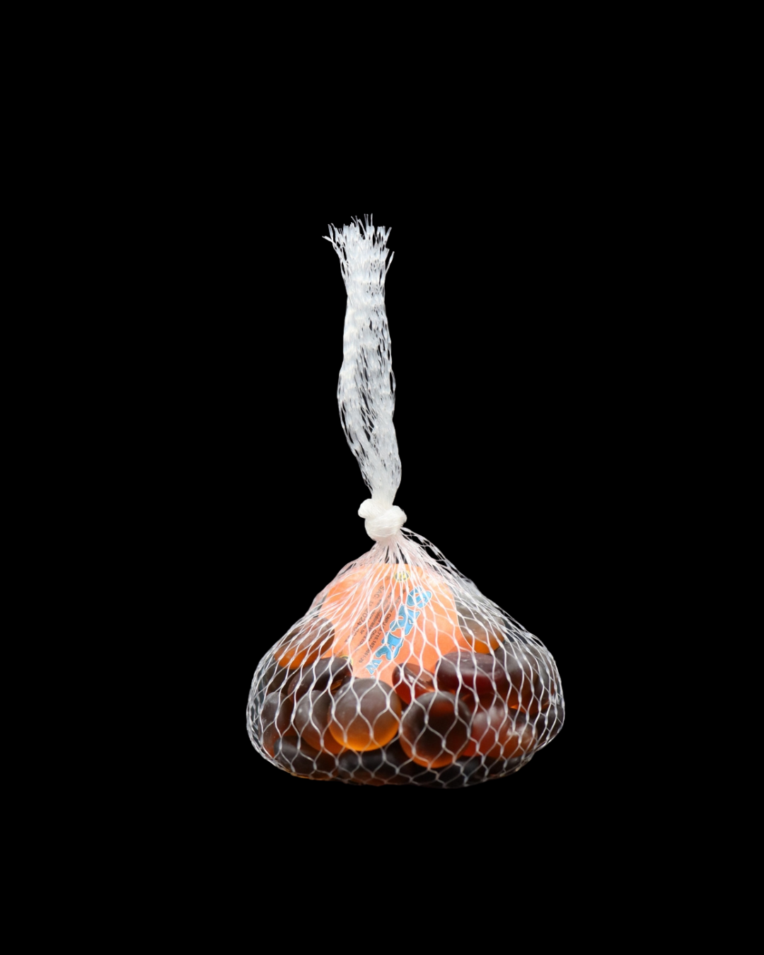 ENFEITE DE VIDRO FOSCO MARROM 200G SKRw