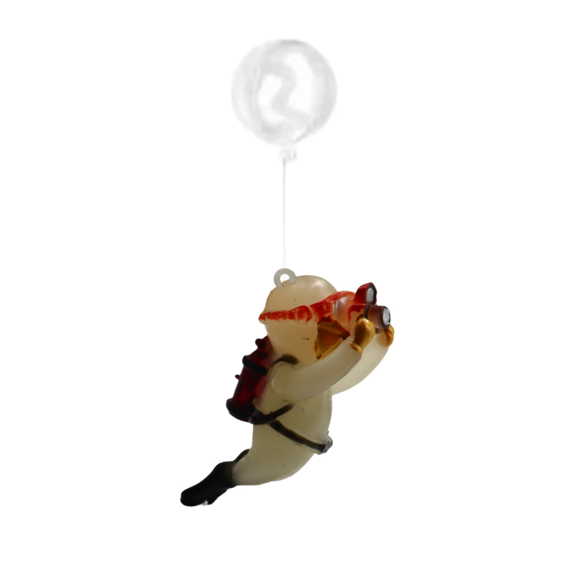 ENFEITE MERGULHADOR FLUTUANTE FOTÓGRAFO BEGE SKRw