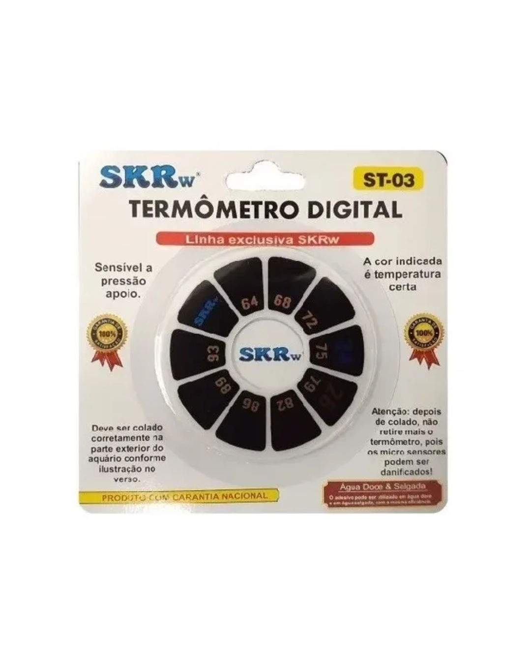 TERMOMETRO ST-03 DIGITAL REDONDO SKRw