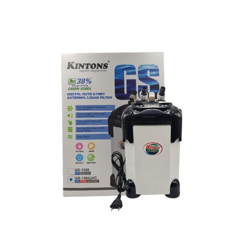 FILTRO EXTERNO CANISTER  -  KINTONS GS-1300 COM UVC 110V
