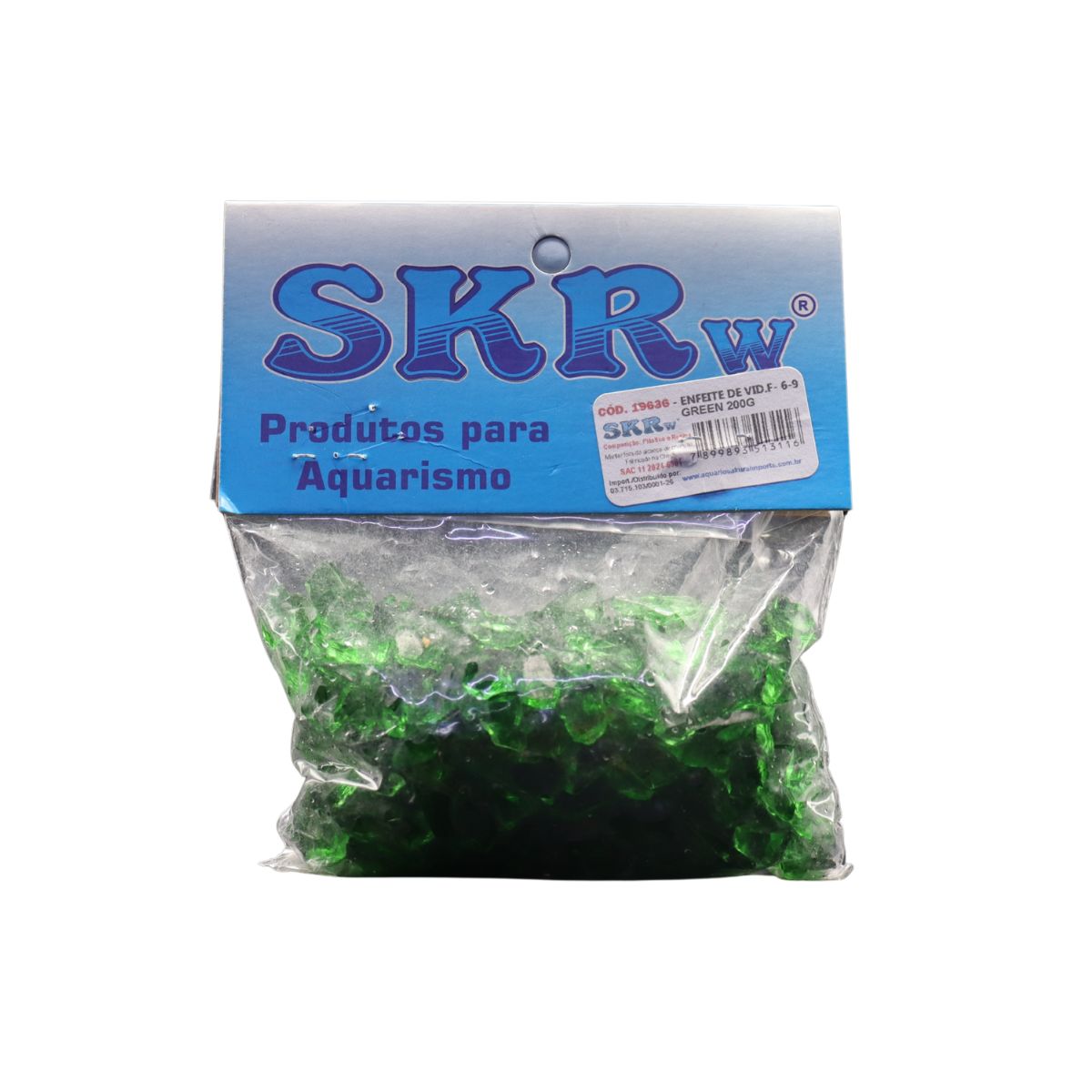 ENFEITE DE VIDRO 200G SKRw