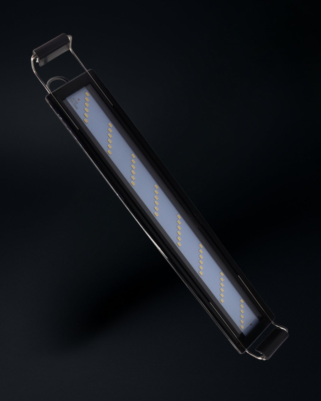 SKRw LUMINARIA LED BLACK SLIM 30 a 35CM 9W AZ/BR BV