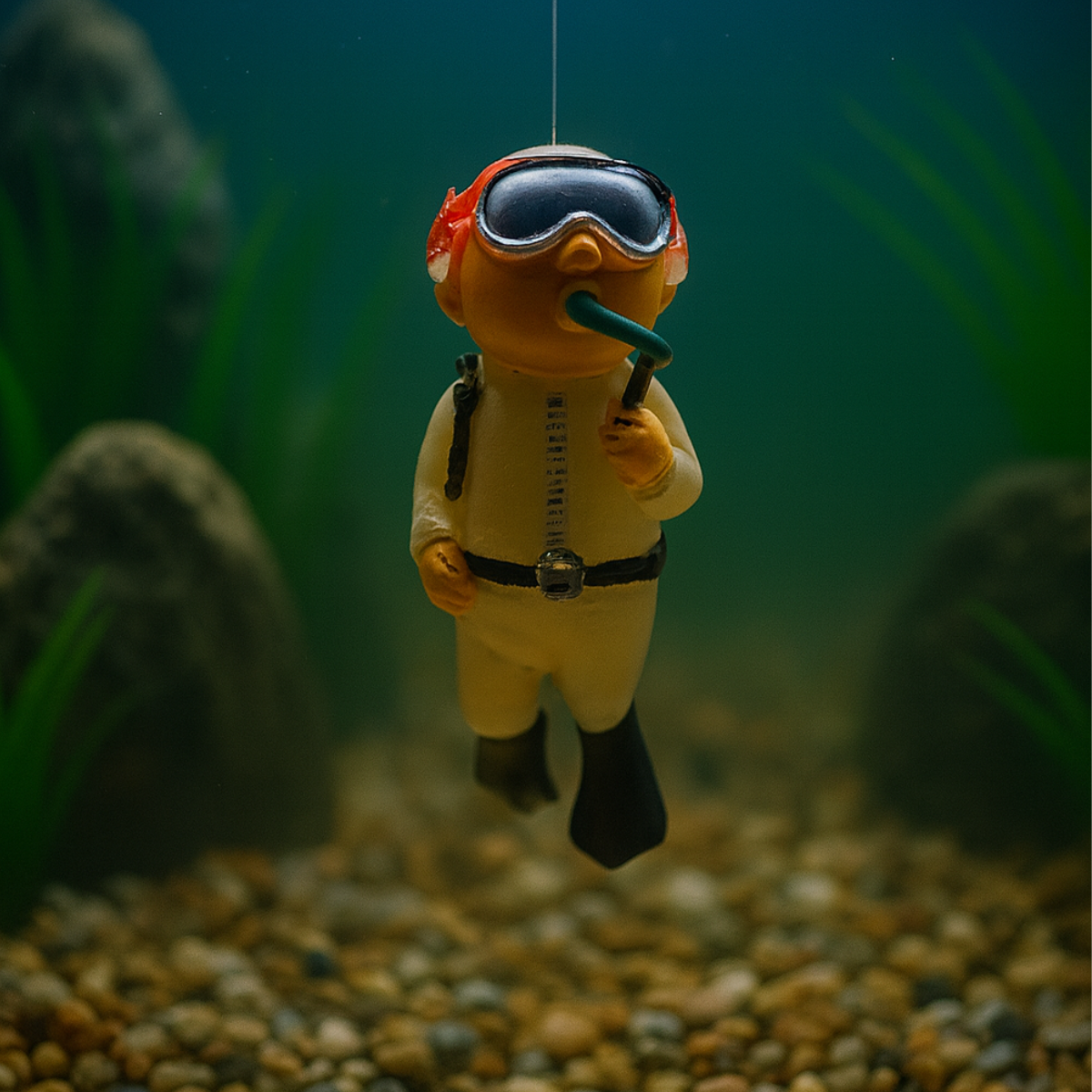 ENFEITE MERGULHADOR FLUTUANTE BEGE SKRw