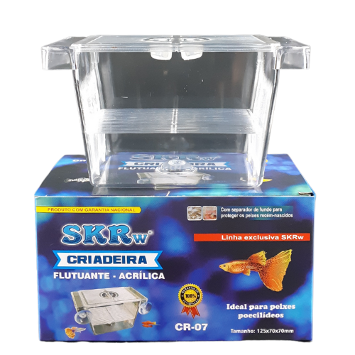 CRIADEIRA FLUTUANT SKRw ACRILICA CR-07 12X7X7 MINI