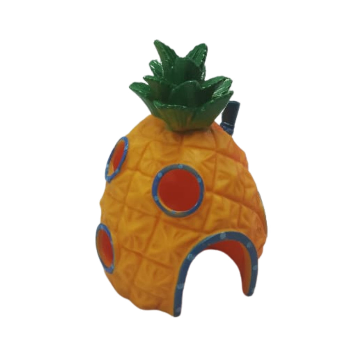 ENFEITE RESINA CASA ABACAXI 8x7x11CM SKRw
