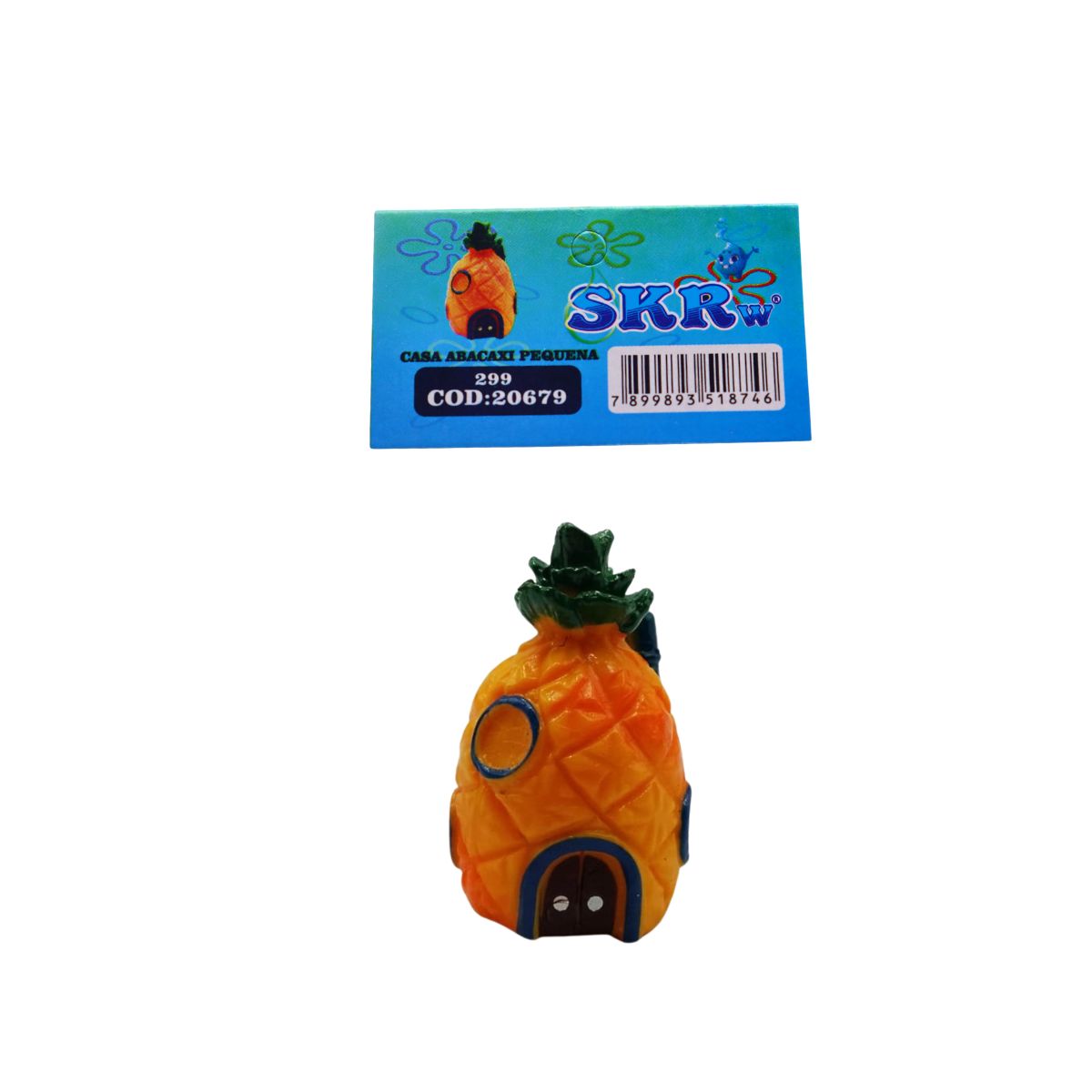 ENFEITE RESINA CASA DO BOB ESPONJA PQ SKRw