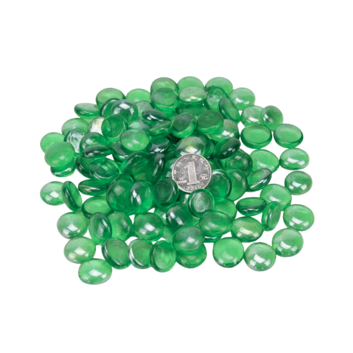 ENFEITE DE VIDRO BRILHANTE VERD 200G SKRw