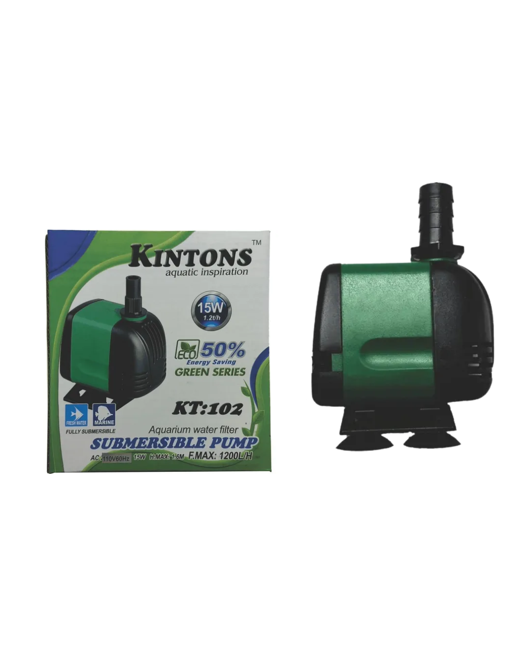KINTONS BOMBA SUBMERSA KT-102 1200LH 15W 220V