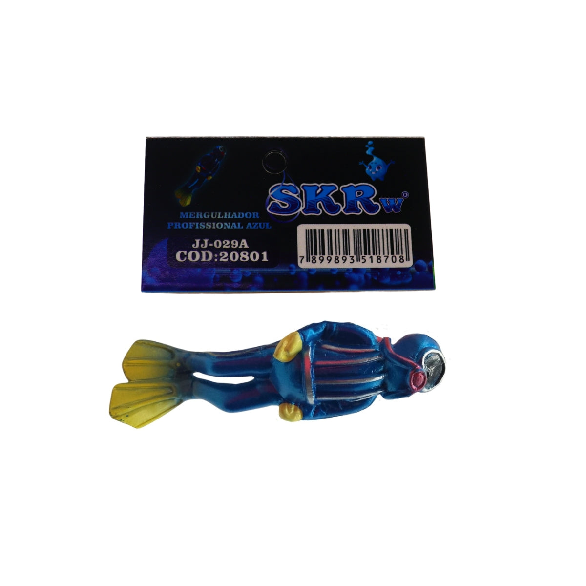 ENFEITE MERGULHADOR FLUTUANTE PROFISSIONAL AZUL SKRw
