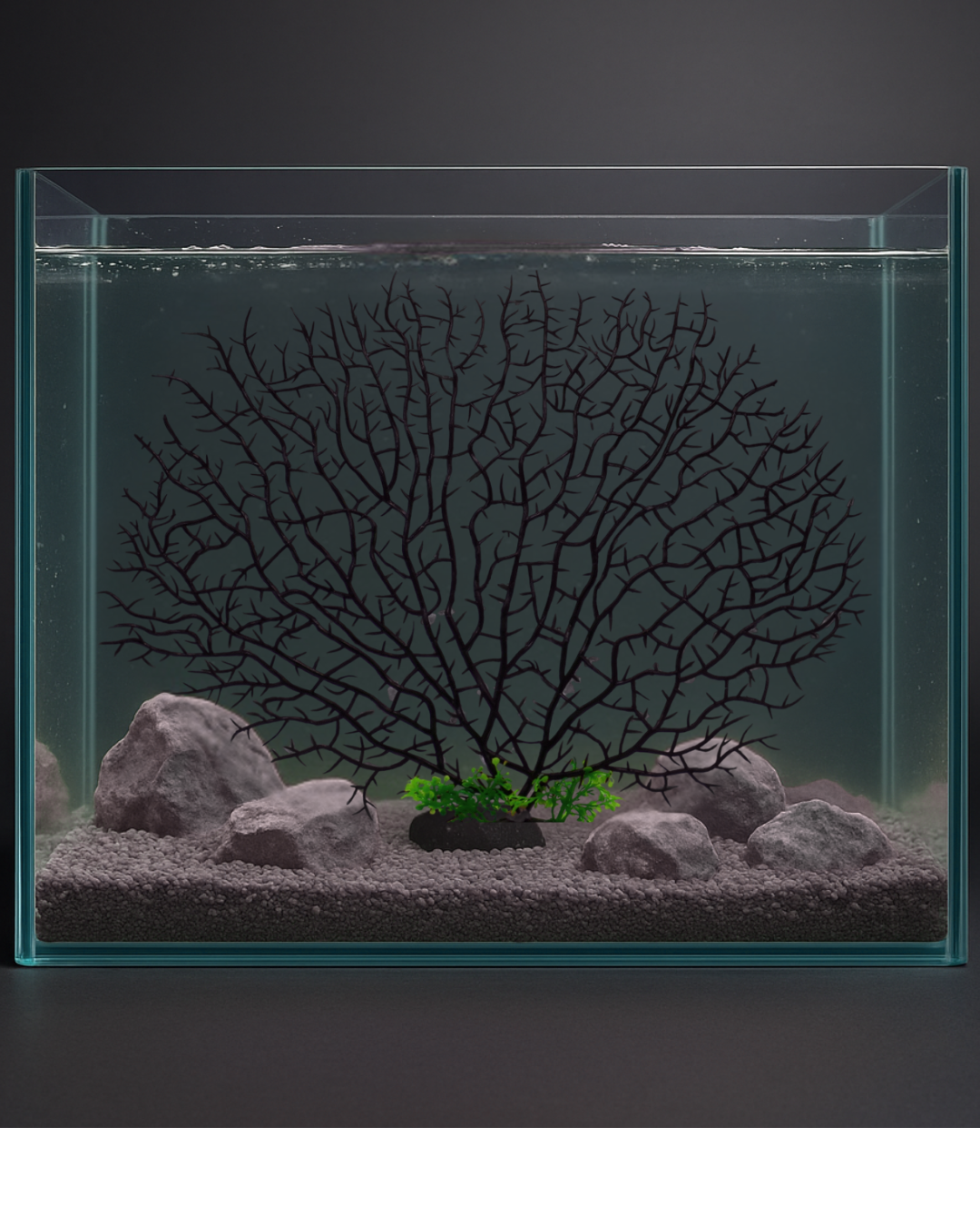 PLANTA ARTIFICIAL CORAL MARROM 30X25CM SKRw