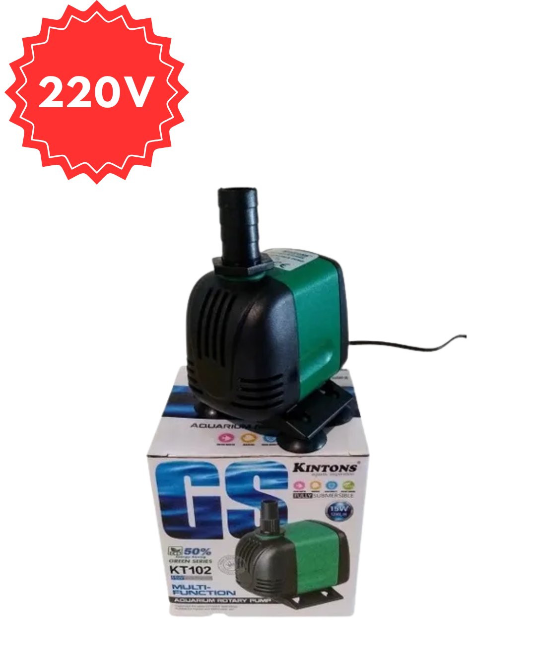 KINTONS BOMBA SUBMERSA KT-102 1200LH 15W 220V