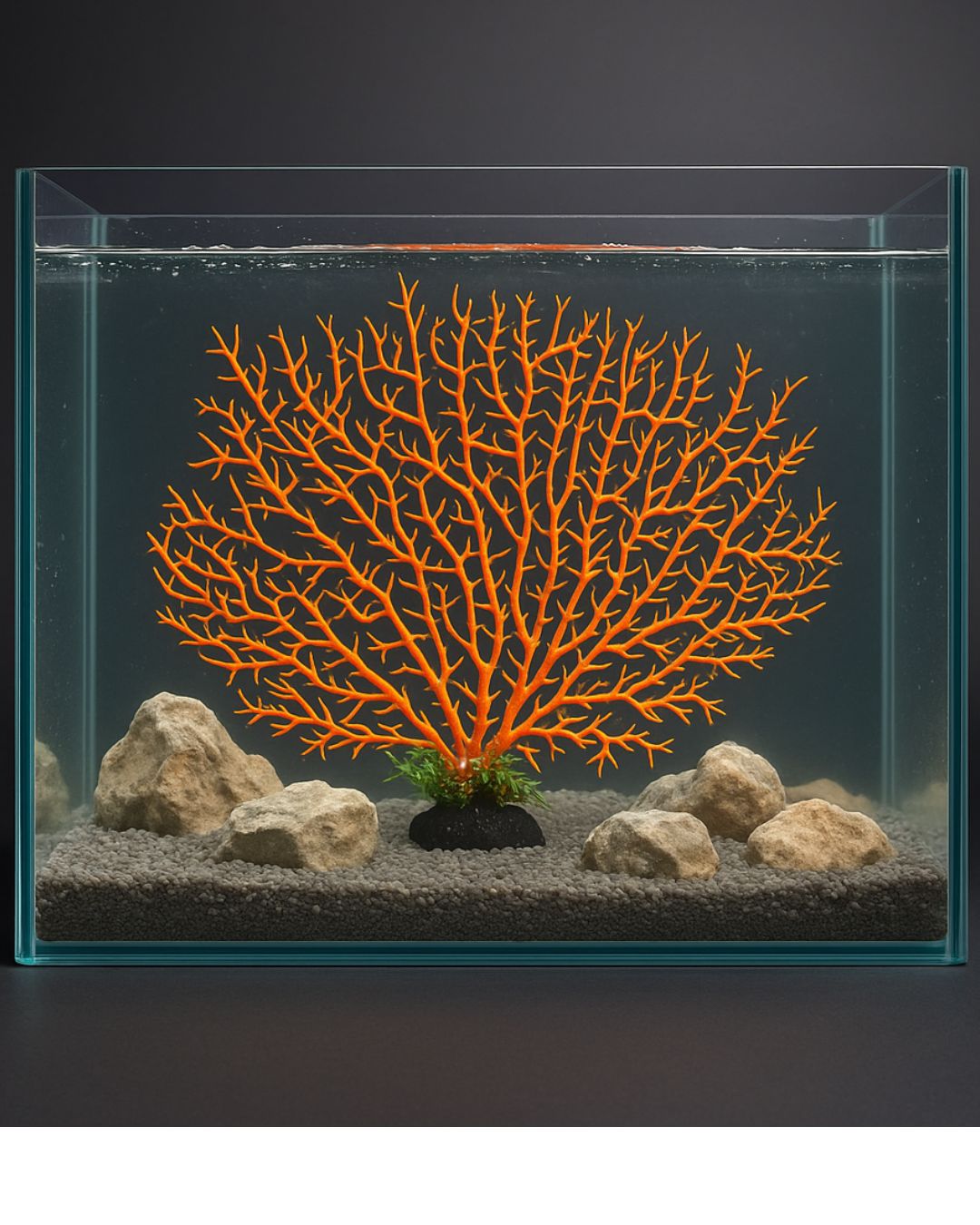 PLANTA ARTIFICIAL CORAL LARANJA 30X25CM SKRw