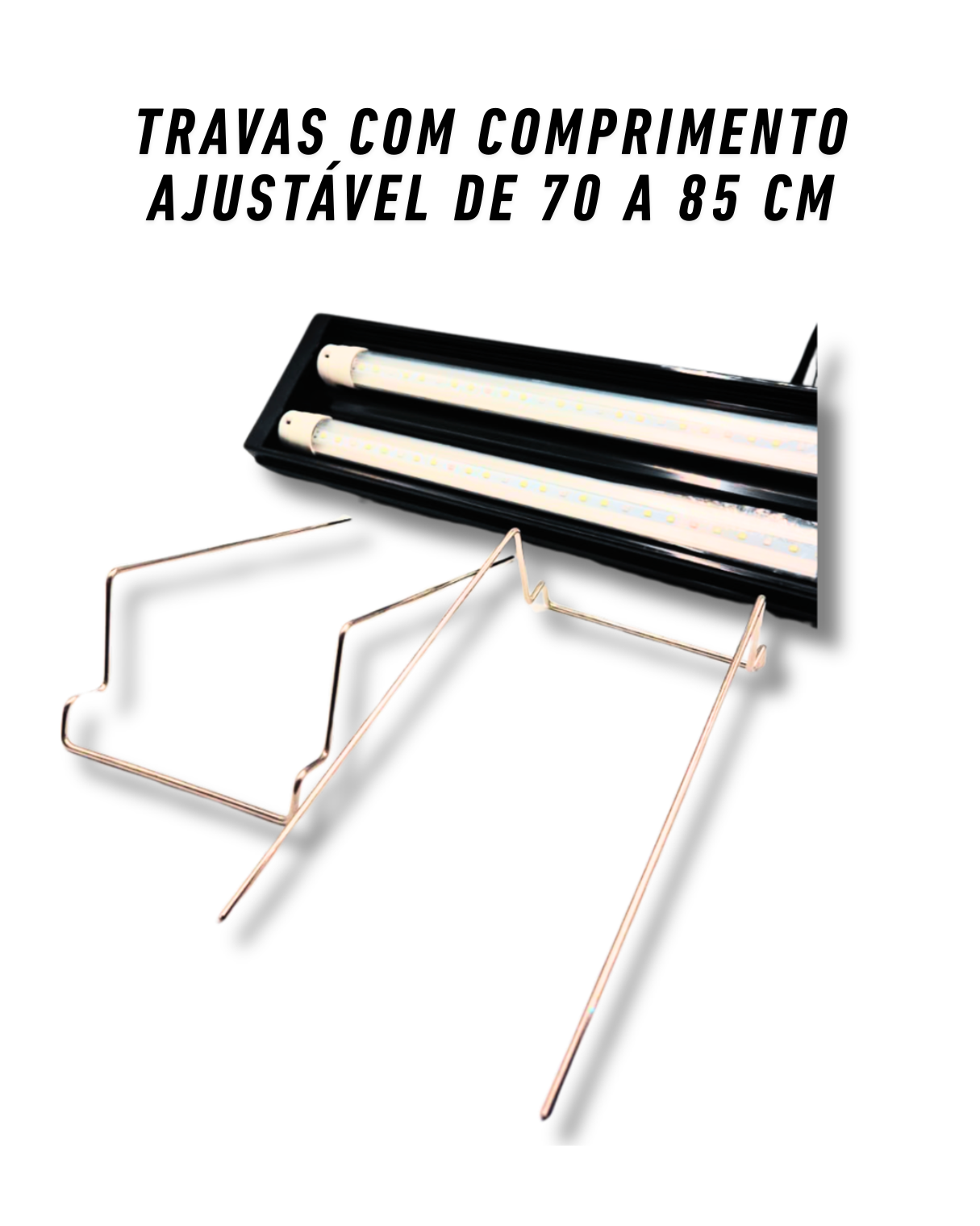 Luminária SKRw com 2 lampadas Azul  70-85cm