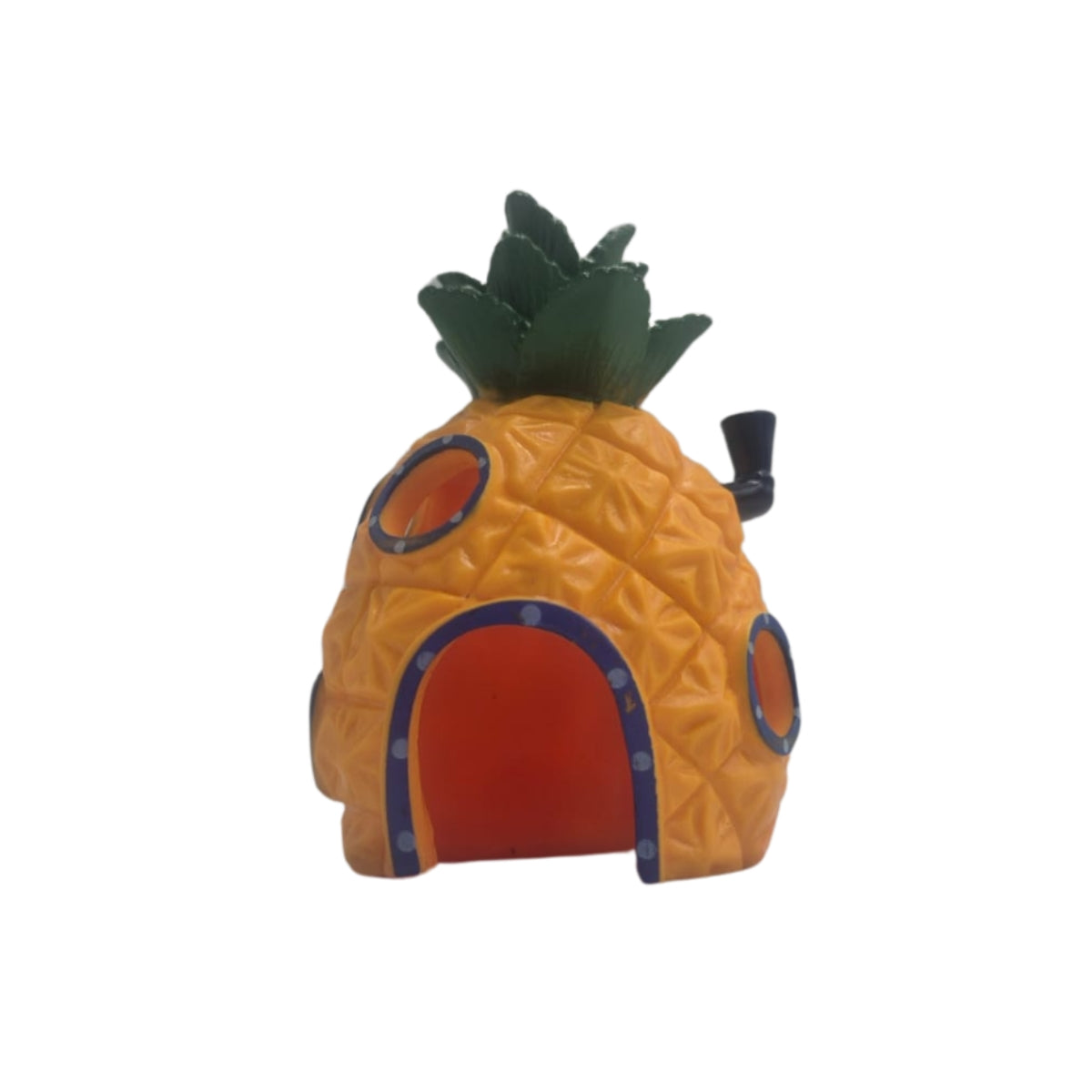 ENFEITE RESINA CASA ABACAXI 8x7x11CM SKRw