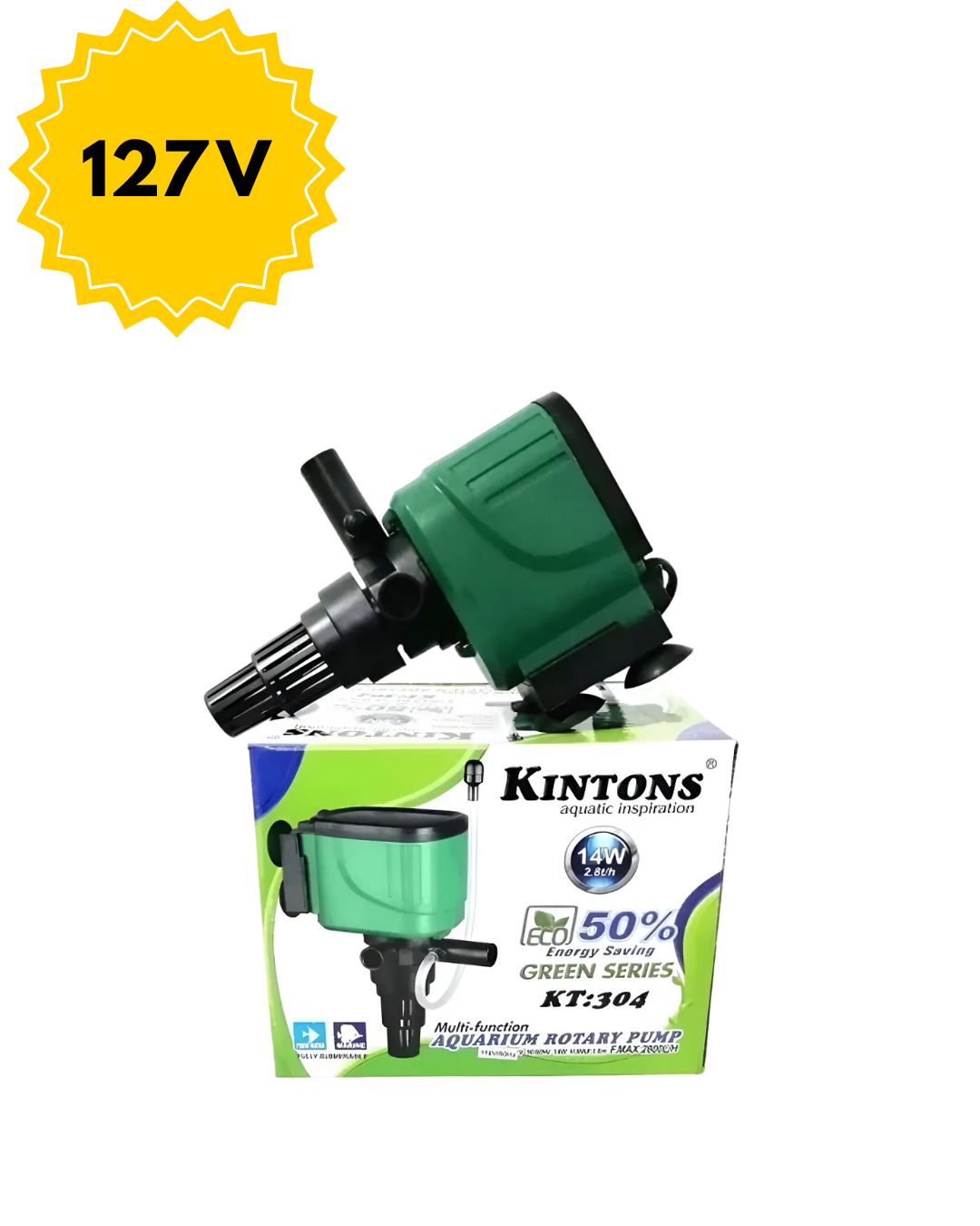 KINTONS BOMBA SUBMERSA KT-304 2.800LH 14W 110V