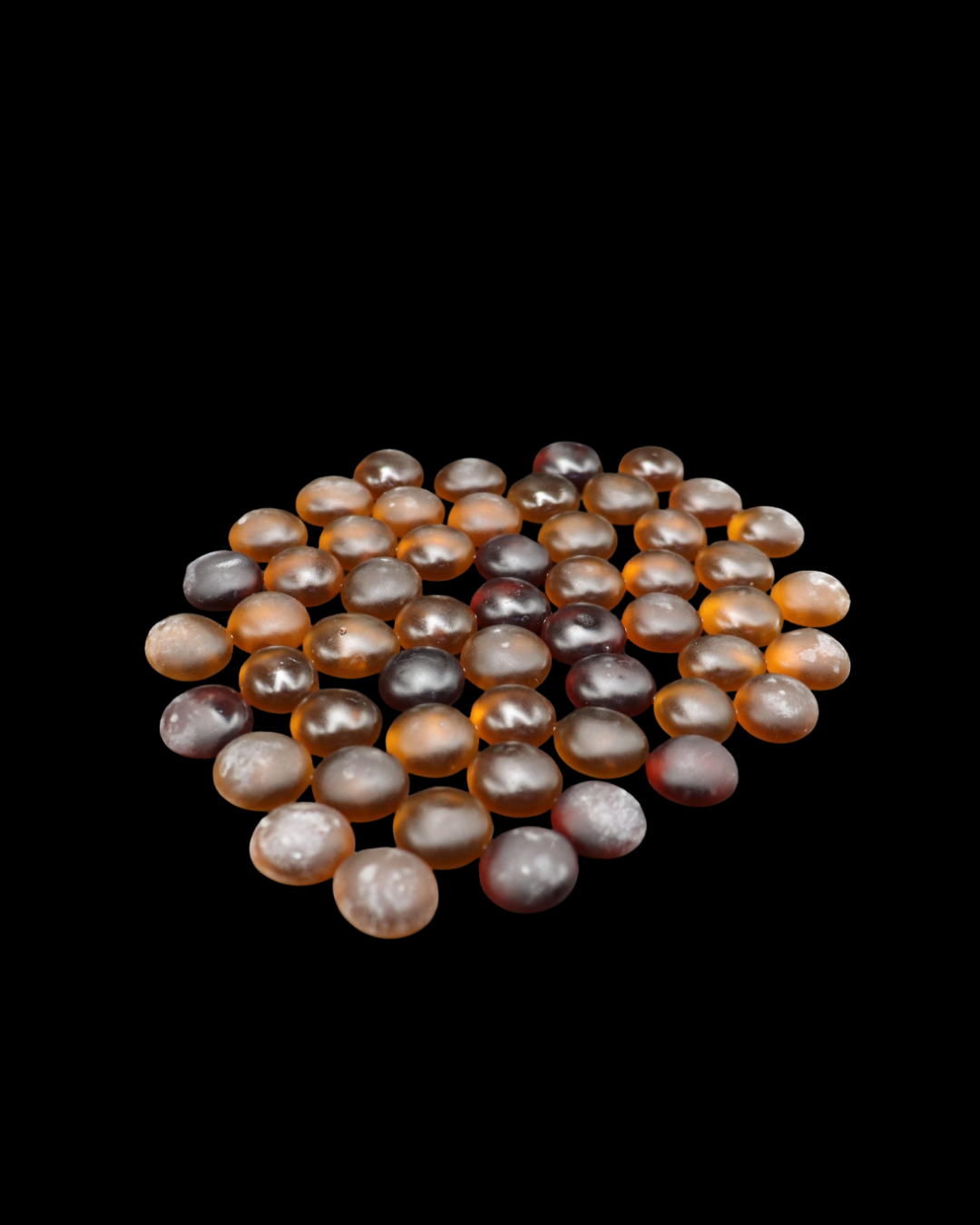 ENFEITE DE VIDRO BRILHANTE AMARELO 200G SKRw