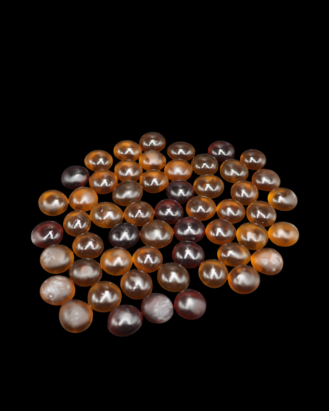 ENFEITE DE VIDRO FOSCO MARROM 200G SKRw