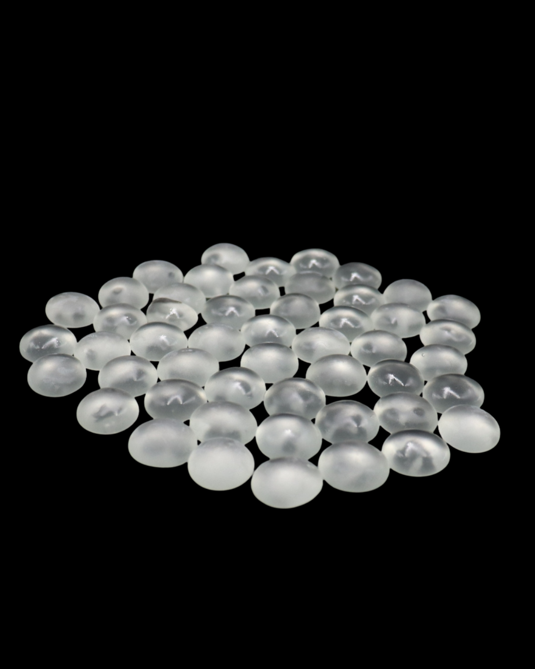 ENFEITE DE VIDRO FOSCO BRANCO 200G SKRw