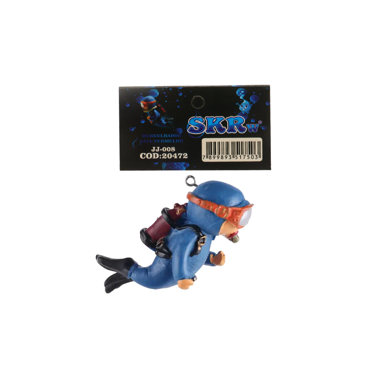 ENFEITE MERGULHADOR FLUTUANTE AZUL SKRw