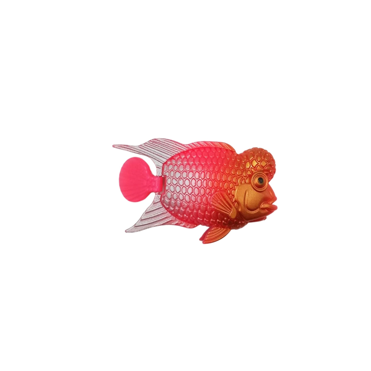 PEIXE FLUTUANTE FLOWERHORN ROSA/DOURADO SKRw