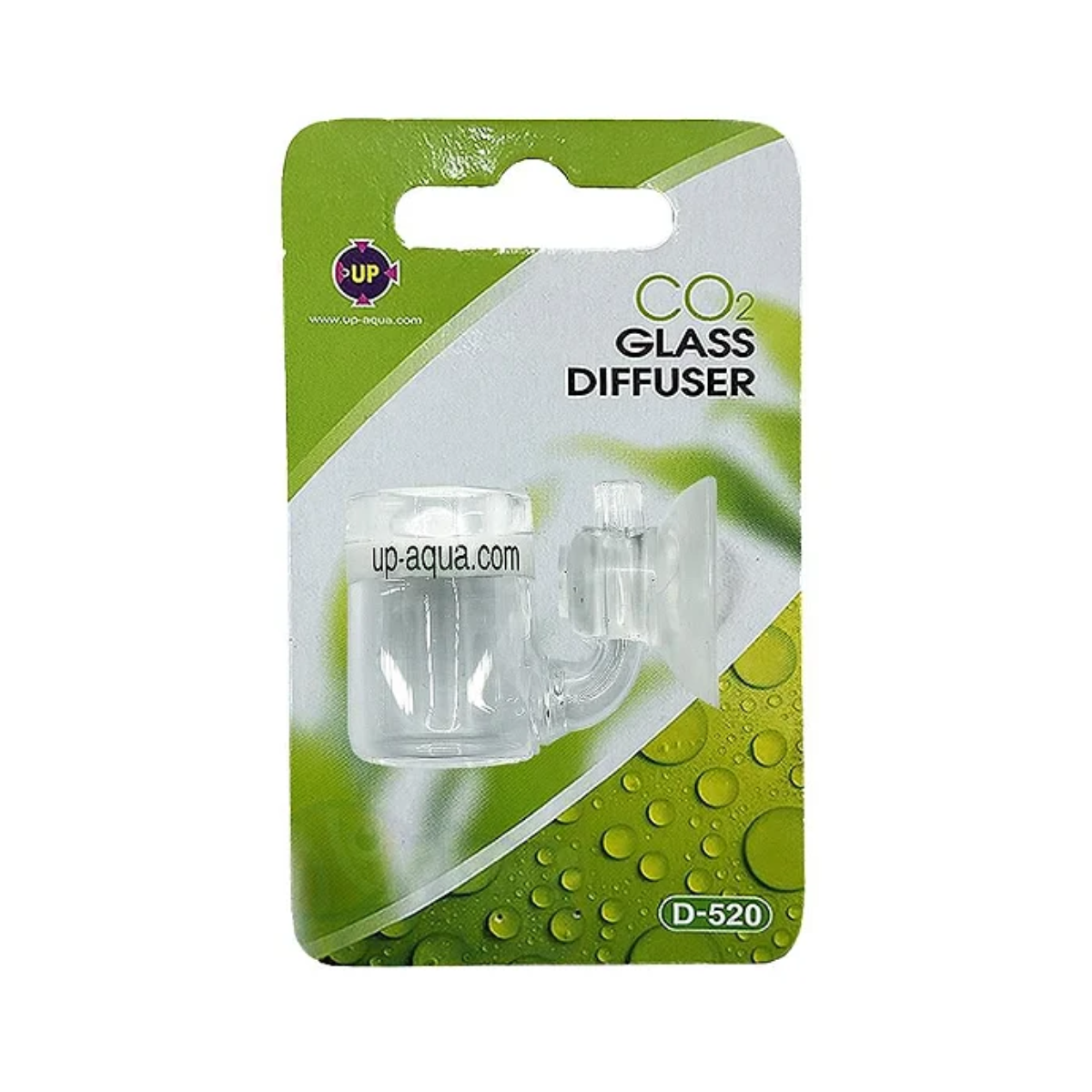 DIFUSOR DE CO2 20MM DE VIDRO 25MM D-520 UP-AQUA
