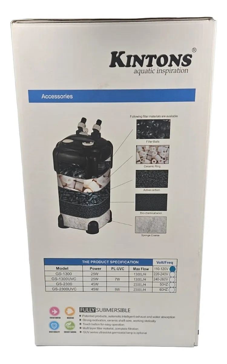 FILTRO CANISTER KINTONS GS-1300 110V