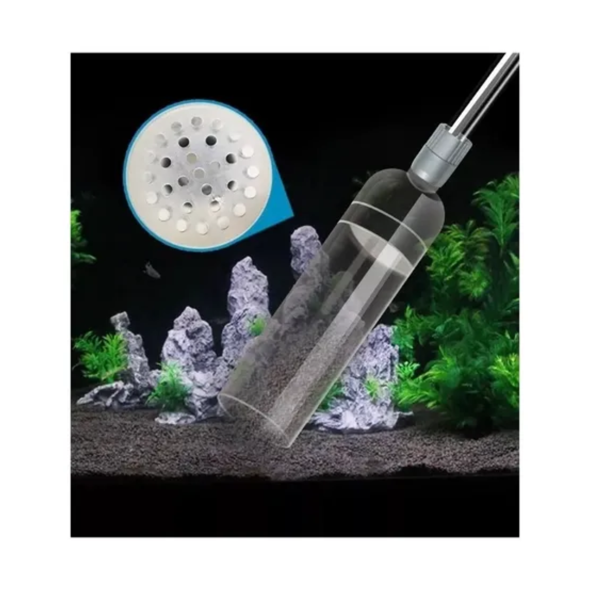 SIFAO PARA LIMPEZA DE AQUARIOS C/ VALVULA REGISTRO MANUAL - SF-70