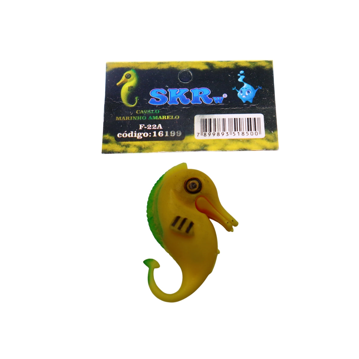 PEIXE FLUTUANTE CAVALO MARINHO AMARELO SKRw