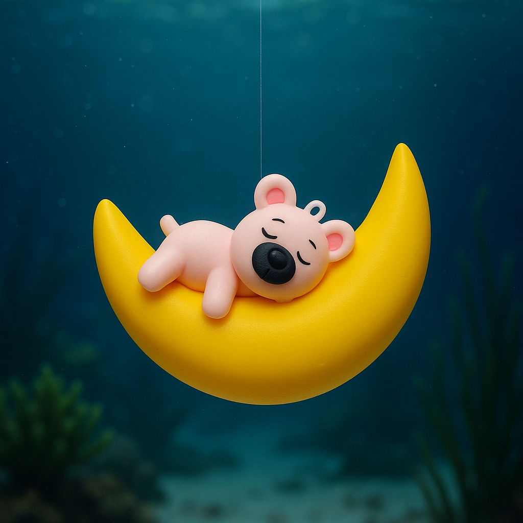 ENFEITE LUA. FLUTUANTE COM URSINHO SKRw