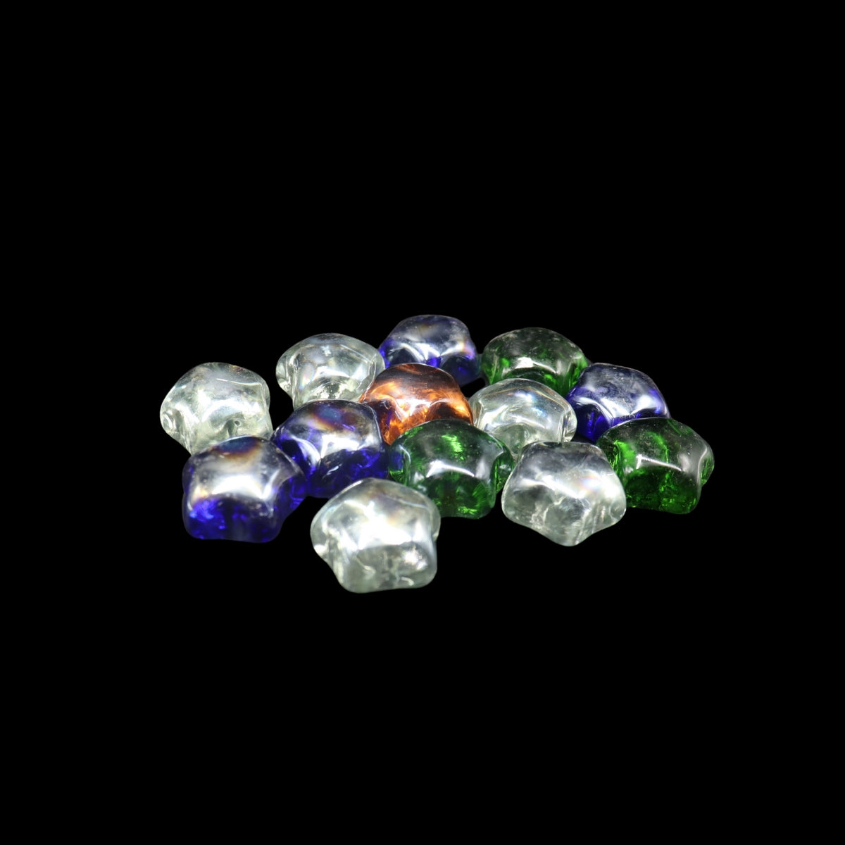 SKRw ENFEITE DE VIDRO ESTRELA 200G