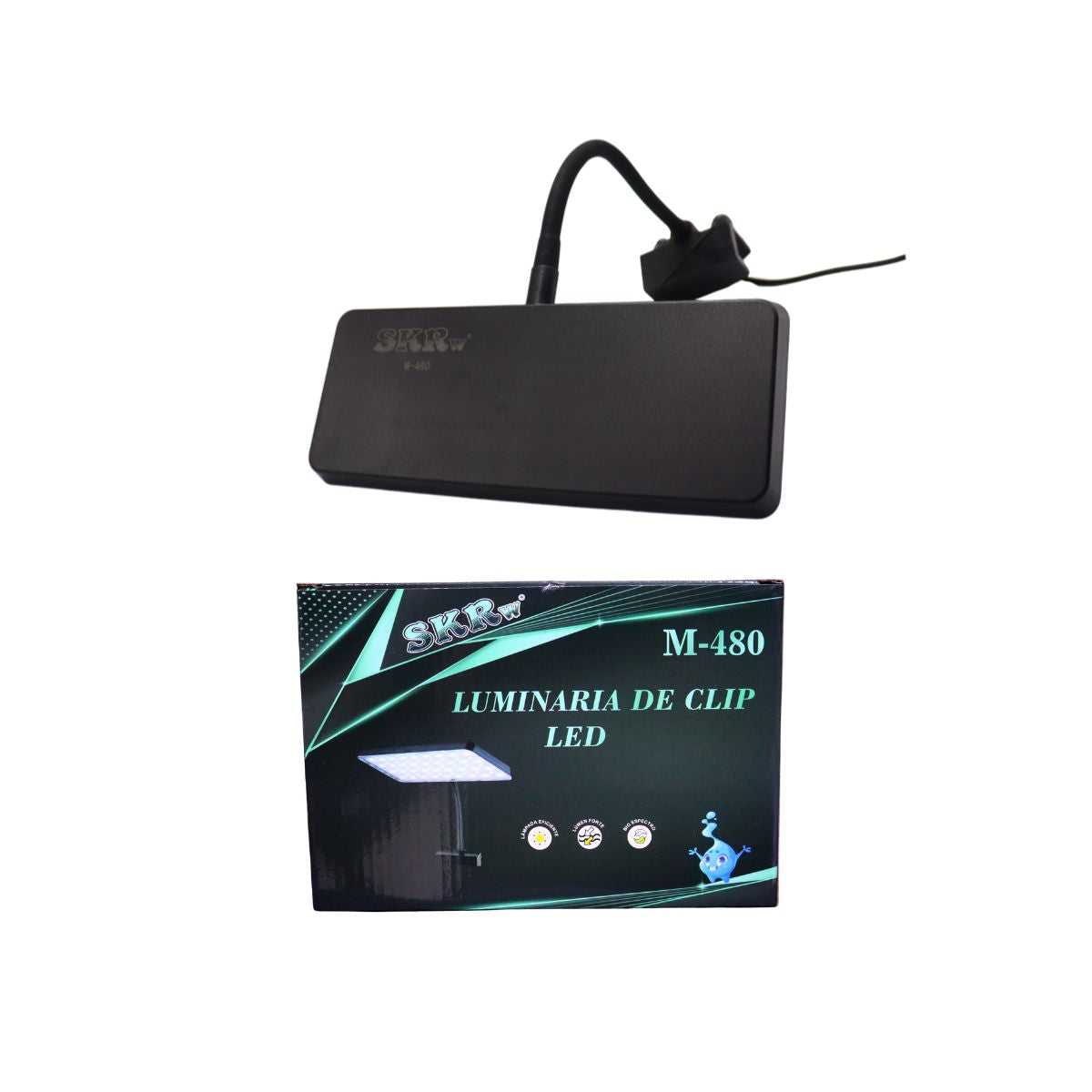 LUMINÁRIA RGB BRANCA M-480 13W BIV SKRw