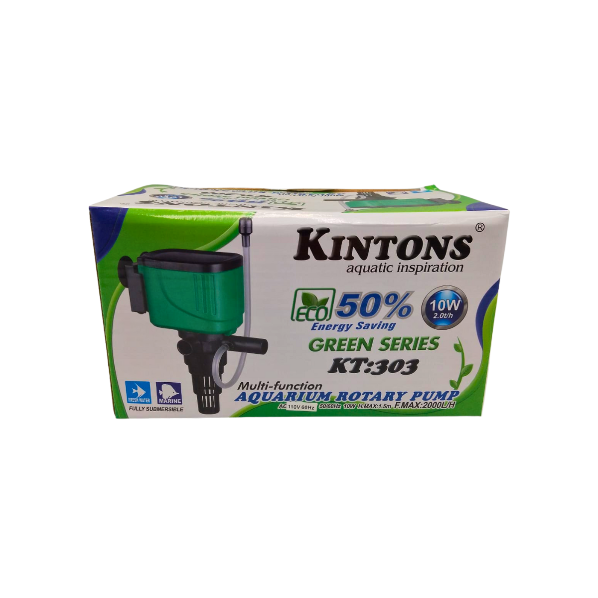 KINTONS BOMBA SUBMERSA KT-303 2.000LH 10W 110V